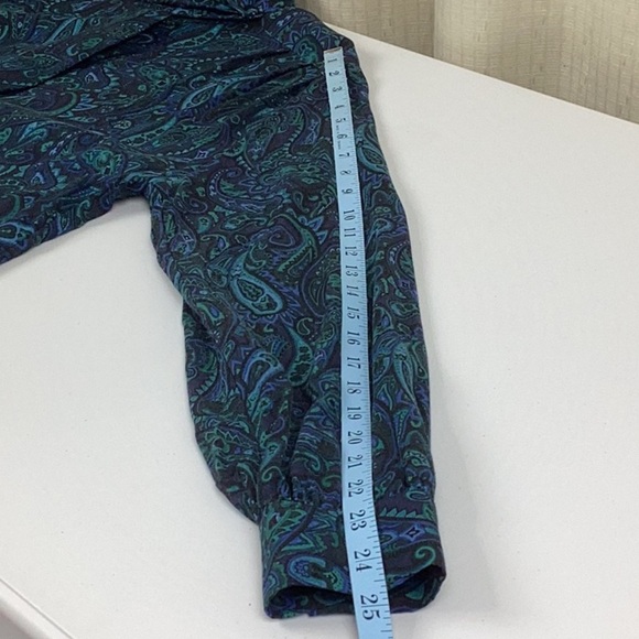 Pendleton Women’s Size 14 Paisley Button Down Long Sleeve Blouse. - Picture 8 of 10